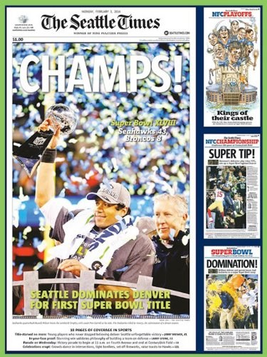 White Mountain (1062) - "Seattle Seahawks" - 550 brikker puslespil