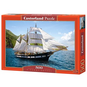 Castorland (B-51496) - "Sailboat Cruise" - 500 brikker puslespil