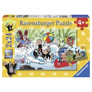 Ravensburger (08863) - "På ferie" - 24 brikker puslespil