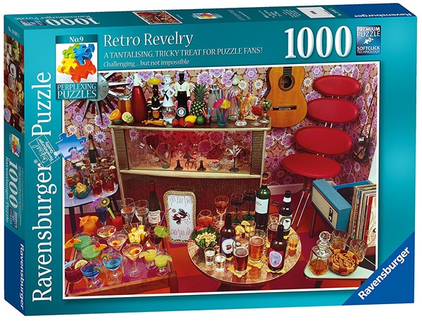 Ravensburger (19697) - "Retro Revelry" - 1000 brikker puslespil