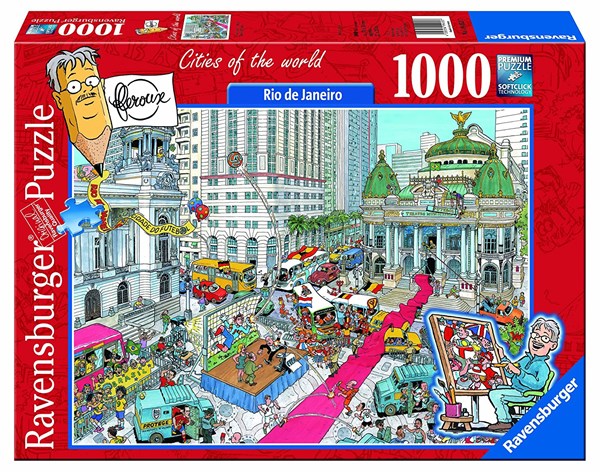 Ravensburger (19453) - "Rio de Janeiro" - 1000 brikker puslespil