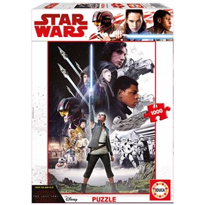 Educa (17465) - "Star Wars Episode VIII" - 1000 brikker puslespil