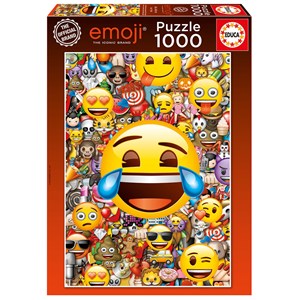Educa (17108) - "Emoji" - 1000 brikker puslespil