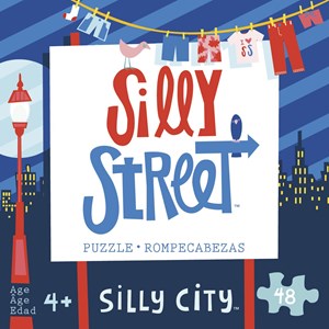 Buffalo Games (39602) - "Silly City (Silly Street)" - 48 brikker puslespil