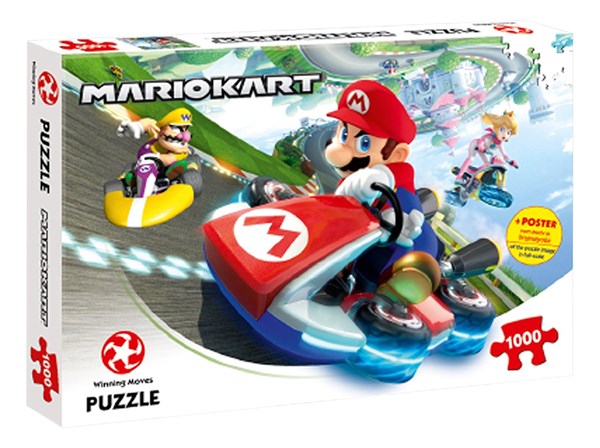 Winning Moves Games (44815) - "Mario Kart" - 1000 brikker puslespil