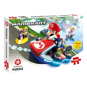 Winning Moves Games (44815) - "Mario Kart" - 1000 brikker puslespil