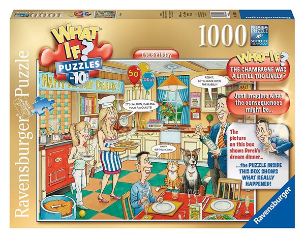 Ravensburger (19434) - "What if? #10? - The Birthday" - 1000 brikker puslespil