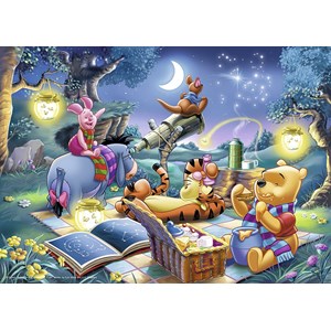 Ravensburger (15875) - "Winnie the Pooh, Star Gazing" - 1000 brikker puslespil