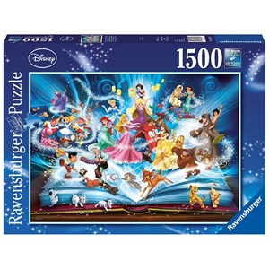 Ravensburger (16318) - "Magical Fairy Tale Book" - 1500 brikker puslespil