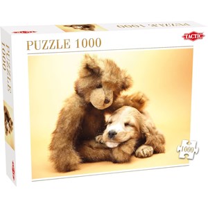 Tactic (40912) - "Puppy and A Teddy" - 1000 brikker puslespil
