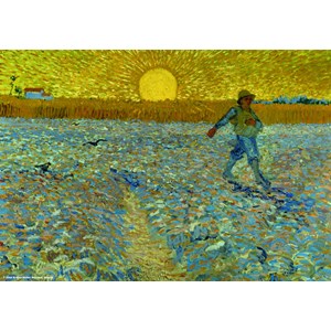 PuzzelMan (05087) - Vincent van Gogh: "The sower" - 1000 brikker puslespil