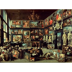 PuzzelMan (05063) - Willem van Haecht: "The Art Gallery" - 1000 brikker puslespil