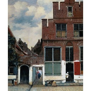 PuzzelMan (386) - Johannes Vermeer: "Den lille gade" - 1000 brikker puslespil