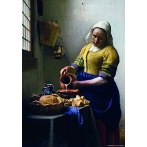 PuzzelMan (04012) - Johannes Vermeer: "Mælkepigen" - 210 brikker puslespil