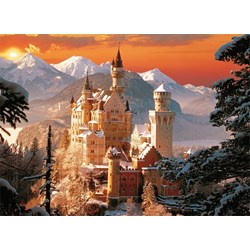 Trefl (33025) - "Schloss Neuschwanstein" - 3000 brikker puslespil