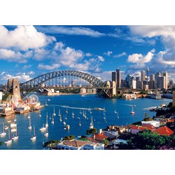 Trefl (10206) - "Port Jackson, Sydney" - 1000 brikker puslespil
