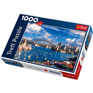 Trefl (10206) - "Port Jackson, Sydney" - 1000 brikker puslespil