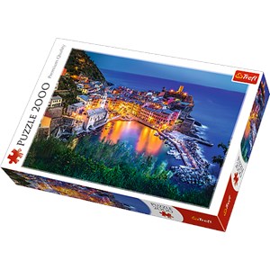 Trefl (27086) - "Vernazza at dusk" - 2000 brikker puslespil