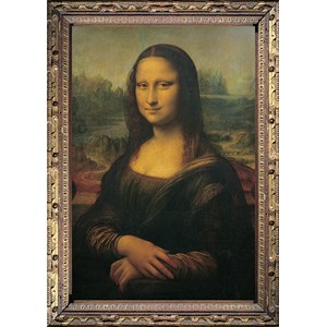 Trefl (10002) - "Mona Lisa" - 1000 brikker puslespil