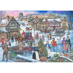 The House of Puzzles (3701) - "Victorian Green" - 1000 brikker puslespil