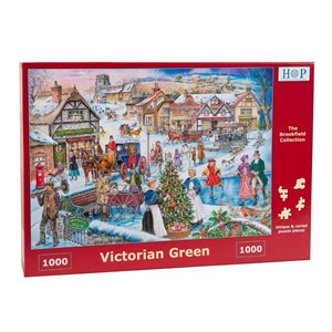 The House of Puzzles (3701) - "Victorian Green" - 1000 brikker puslespil
