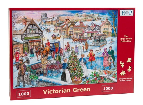The House of Puzzles (3701) - "Victorian Green" - 1000 brikker puslespil