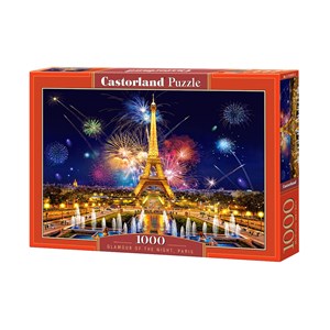 Castorland (103997) - "Glamour of the Night, Paris" - 1000 brikker puslespil