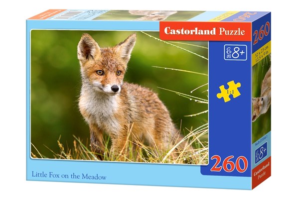 Castorland (B-27354) - "Little Fox on the Meadow" - 260 brikker puslespil