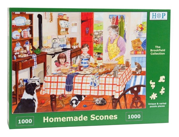 The House of Puzzles (3633) - "Homemade Scones" - 1000 brikker puslespil