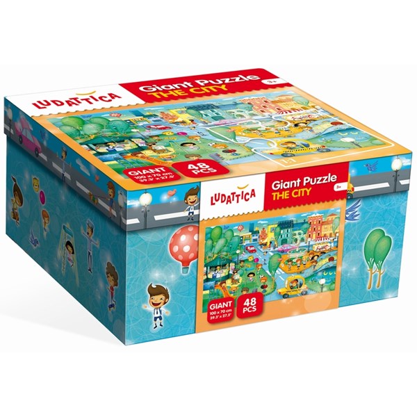 Ludattica (49806) - "City" - 48 brikker puslespil