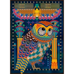 Grafika Kids (00968) - "Egyptian Owl" - 300 brikker puslespil