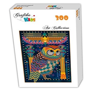 Grafika Kids (00968) - "Egyptian Owl" - 300 brikker puslespil