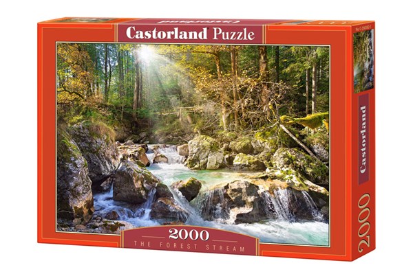 Castorland (C-200382) - "Stream in the Forest" - 2000 brikker puslespil