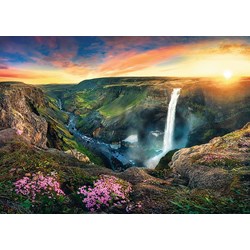 Trefl (27091) - "Haifoss Waterfall, Iceland" - 2000 brikker puslespil