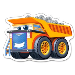 Castorland (B-005024) - "Funny Building Machines" - 3 4 6 9 brikker puslespil