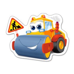 Castorland (B-005024) - "Funny Building Machines" - 3 4 6 9 brikker puslespil