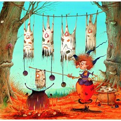 Grafika (02145) - François Ruyer: "The Witch" - 1500 brikker puslespil