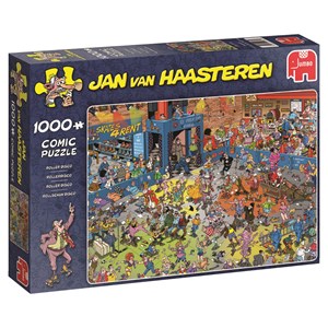 Jumbo (19060) - Jan van Haasteren: "Rollerdisco" - 1000 brikker puslespil