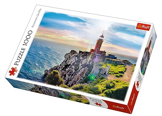 Trefl (10436) - "The Melagavi Lighthouse, Greece" - 1000 brikker puslespil