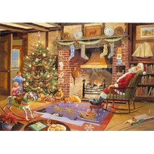 The House of Puzzles (1158) - "Christmas Collectors Edition No.1, Caught Napping" - 1000 brikker puslespil