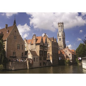 PuzzelMan (406) - "Belgium, Bruges" - 1000 brikker puslespil