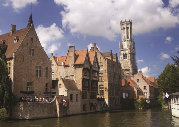 PuzzelMan (406) - "Belgium, Bruges" - 1000 brikker puslespil