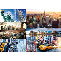 Trefl (45006) - "New York, Collage" - 4000 brikker puslespil