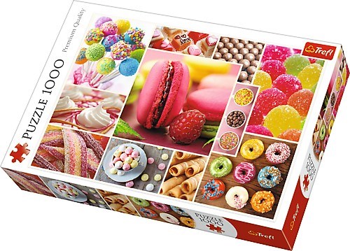 Trefl (10469) - "Candy Collage" - 1000 brikker puslespil