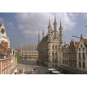 PuzzelMan (409) - "Belgium, Louvain" - 1000 brikker puslespil