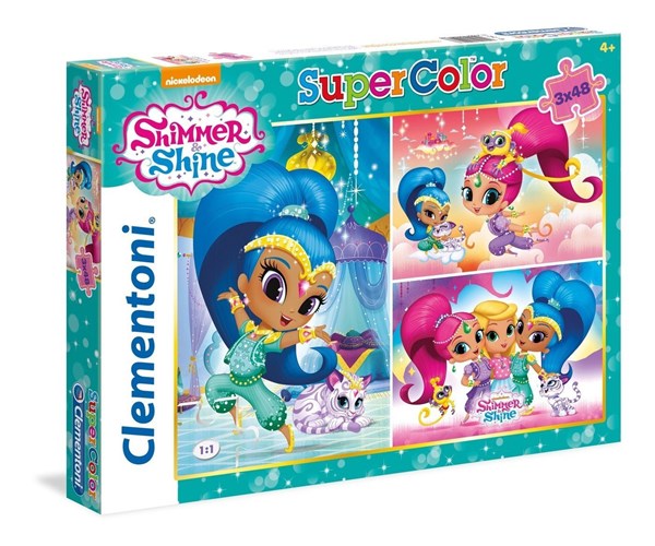 Clementoni (25218) - "Shimmer & Shine" - 48 brikker puslespil