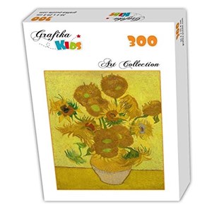 Grafika Kids (00448) - Vincent van Gogh: "Sunflowers,1889" - 300 brikker puslespil