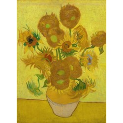 Grafika Kids (00448) - Vincent van Gogh: "Sunflowers,1889" - 300 brikker puslespil