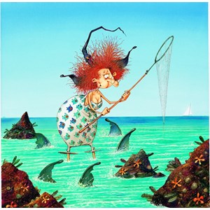 Grafika (02150) - François Ruyer: "The Witch" - 1500 brikker puslespil