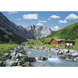 Ravensburger (19216) - "Karwendel Mountains, Austria" - 1000 brikker puslespil